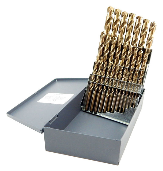 Norseman D-29 Jobber Length Cobalt 29 Piece Drill Bit Set