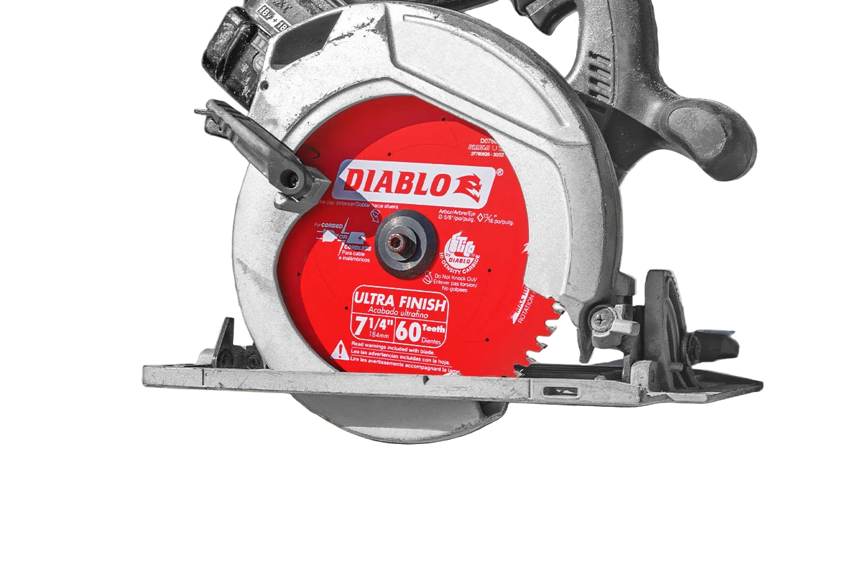 Diablo, D0760A  7-1/4" x 60-Teeth Ultra Finish Carbide Saw Blade for Wood