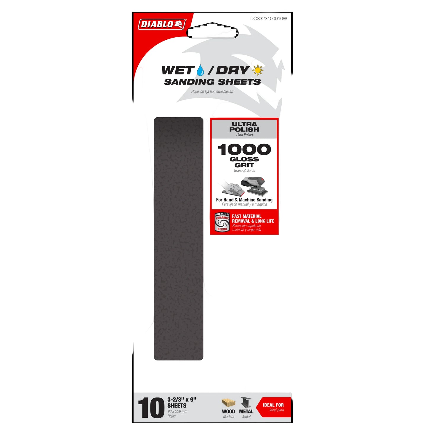 Diablo, Wet/Dry Sanding Sheets (10-pk)