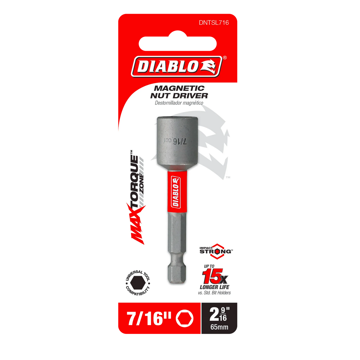 Diablo, Magnetic Nut Setters 2-9/16" in Length