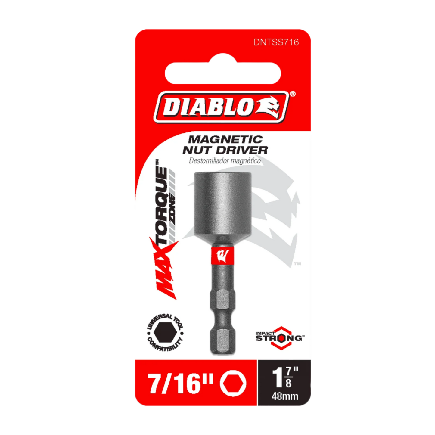 Diablo, Setters d'écrous magnétiques 1-7/8" de longueur