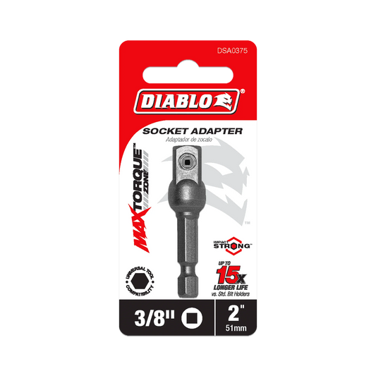 Diablo, 1/4 in. Hex Socket Adapters