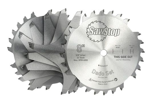 SawStop, 8″ Premium Dado Set