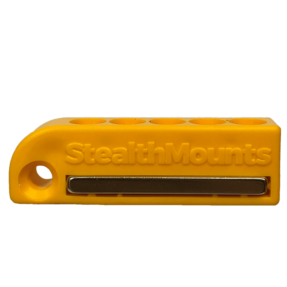 StealthMounts, BH-DW-YLW-2 StealthMounts Magnetic Bit Holder for Dewalt 12v and 20v XR & Flexvolt Tools