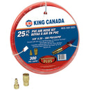 King, KAH-3825 PVC Air Hose Kit 25'