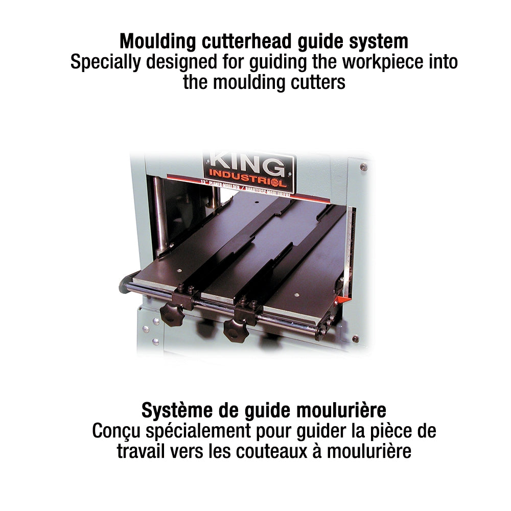 King, KC-235PM Raboteuse/Mouleuse 13''