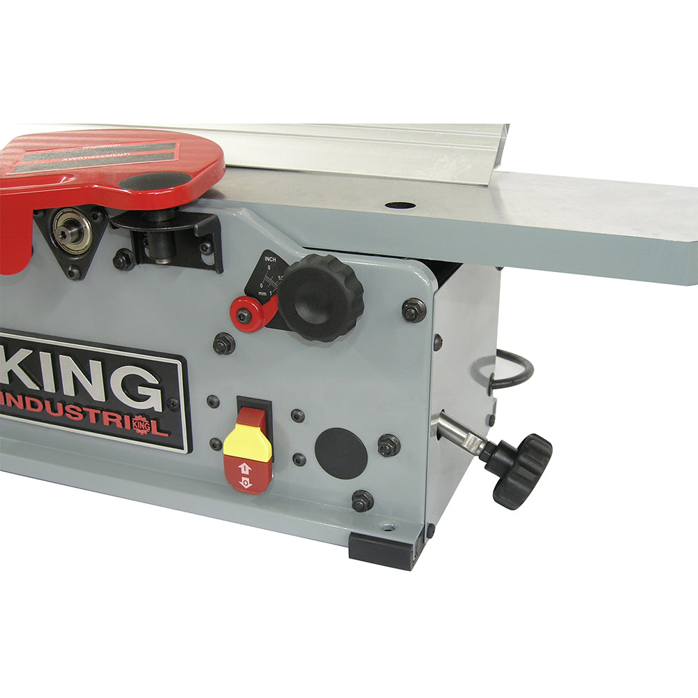 King, KC-6HJC 6'' Benchtop Jointer with Helical Cutterhead