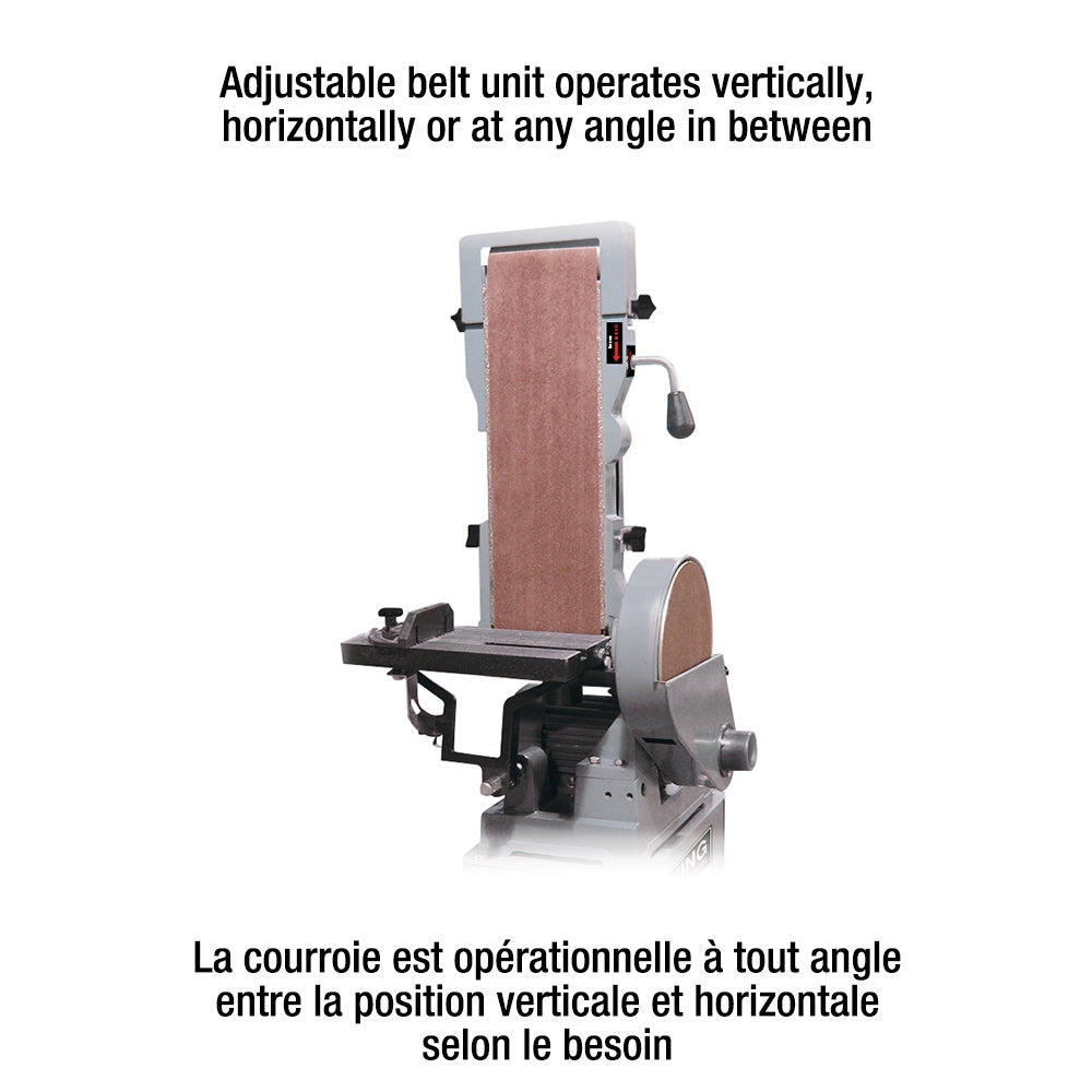 King, KC-760L 6'' x 48'' Belt & 9'' Disc Sander