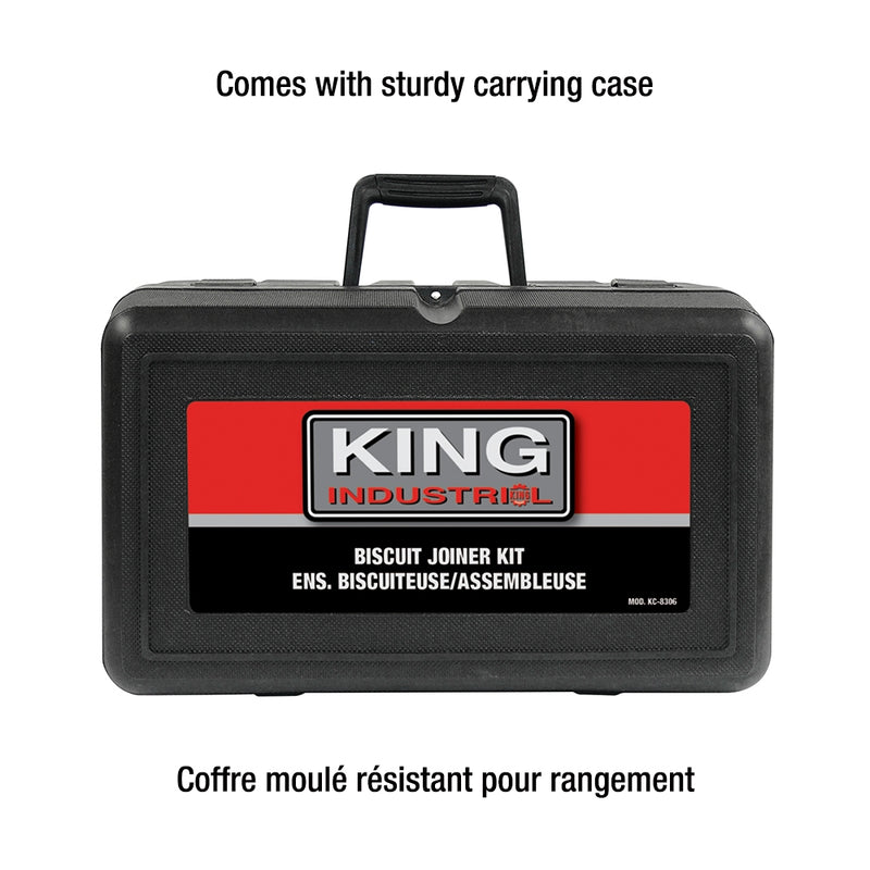 King, KC-8306 Kit de menuisier à biscuits 16669