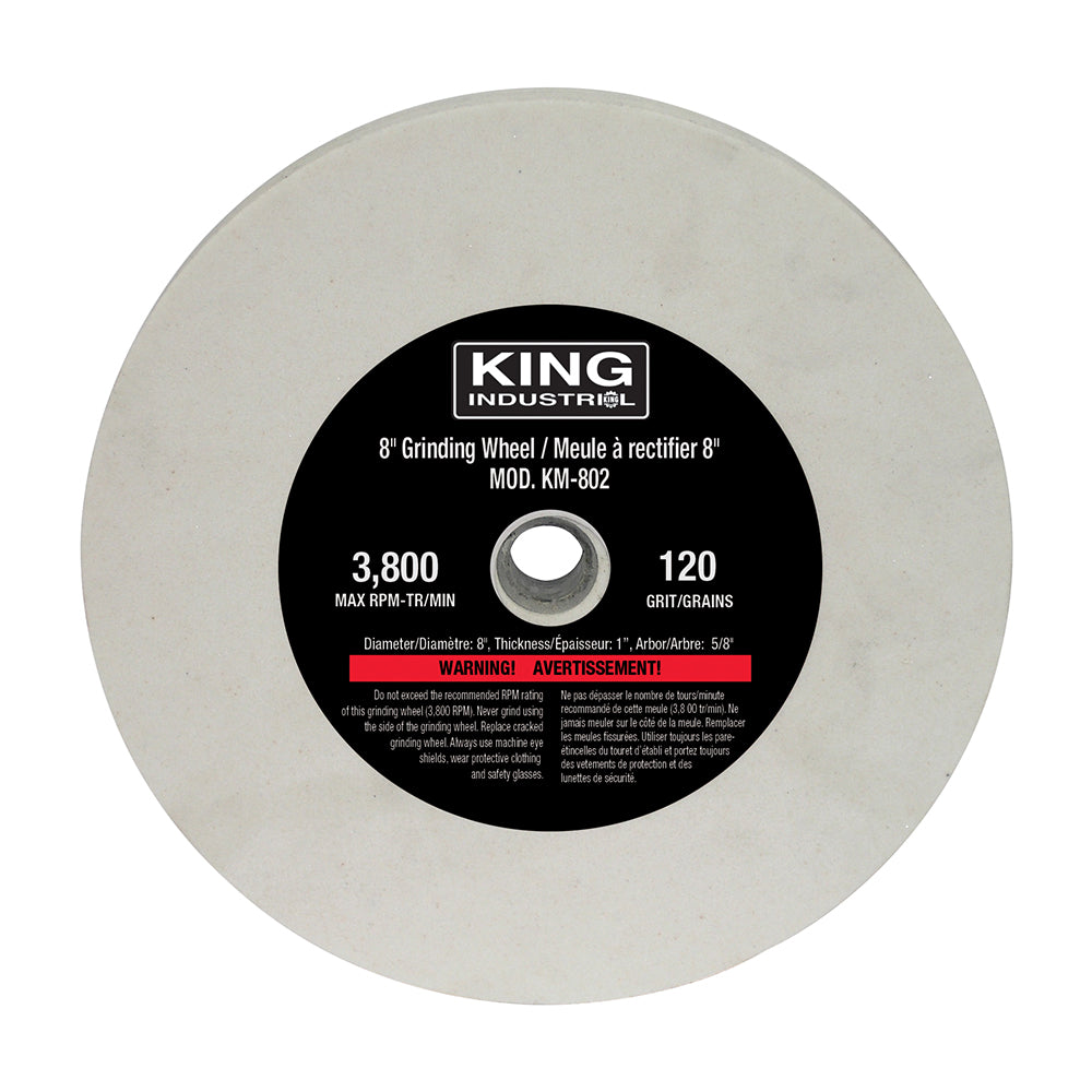 King, KC-895LS Meuleuse basse vitesse 8'' avec lumière 16663