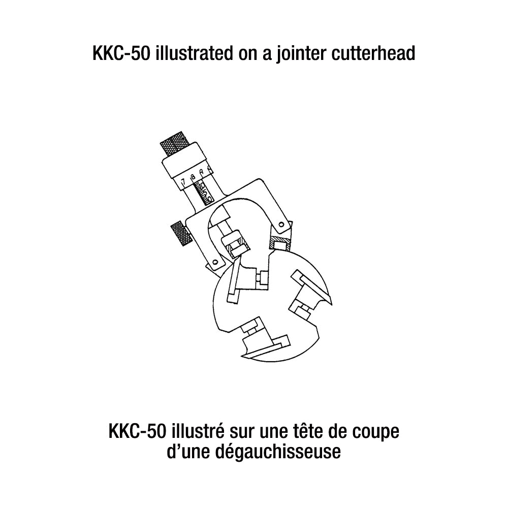 King, KKC-50 Kit de gabarit de couteau à réglage magnétique et micro 16699