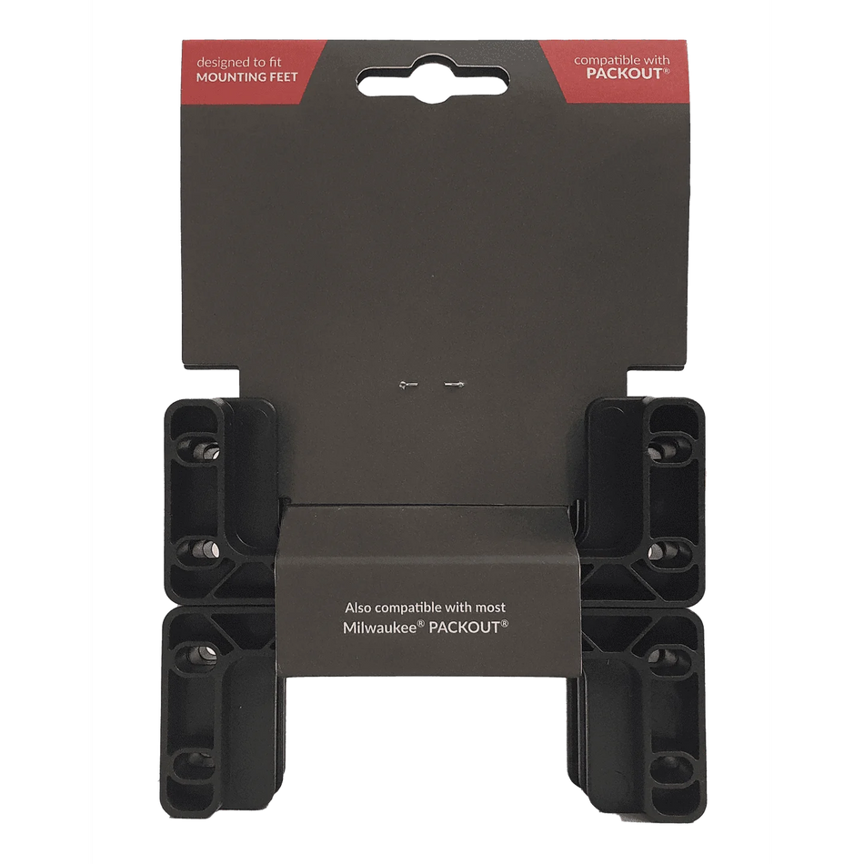 StealthMounts, OM-CL-BLK-6 Cleat n' Feet - Mounting Cleats (6 Pack)