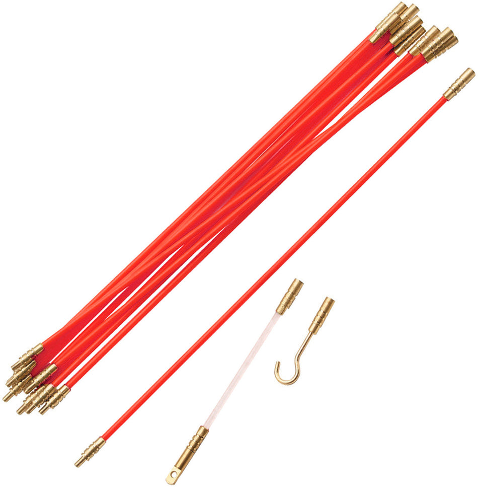 ROK, 31070 Cable Installation Rod Set 12pc 10M