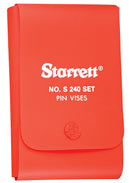 Starrett, S240Z Pin Vises w/ Tapered Collets Set