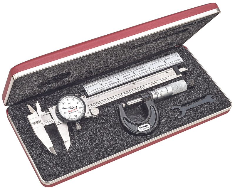 Starrett, S909Z Basic Precision Measuring 3-pc Tool Set