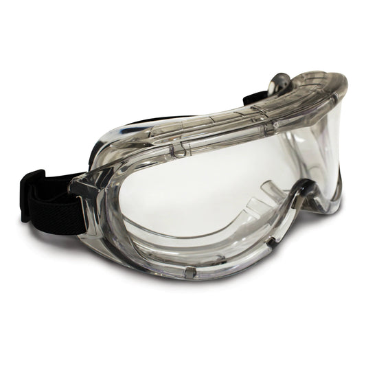 Safety Goggles Wrap-Around, Indirect Ventilation, CLEAR