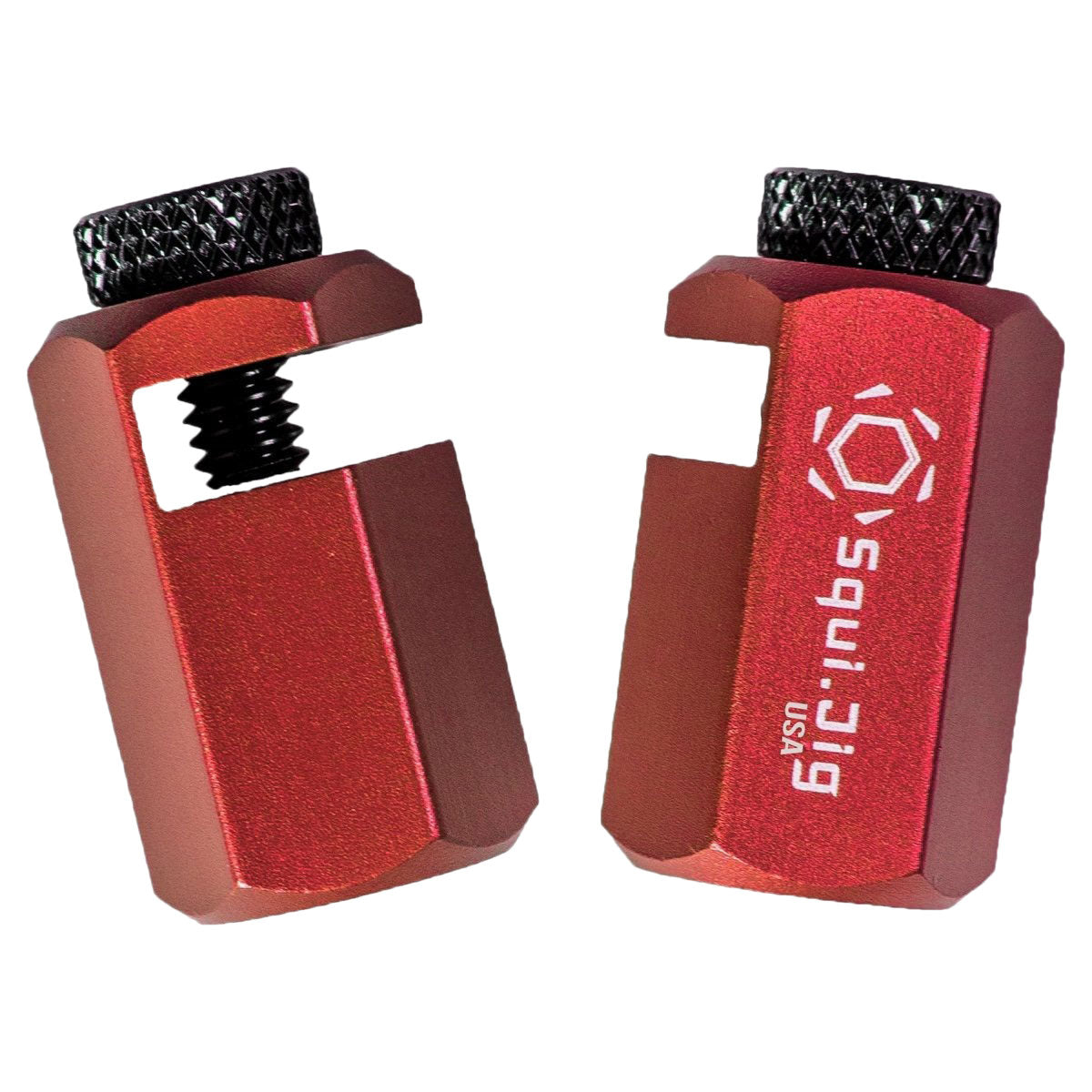 StealthMounts, Squi.Jig 1.5"-Red Framing Square Attachment 1.5" Tall