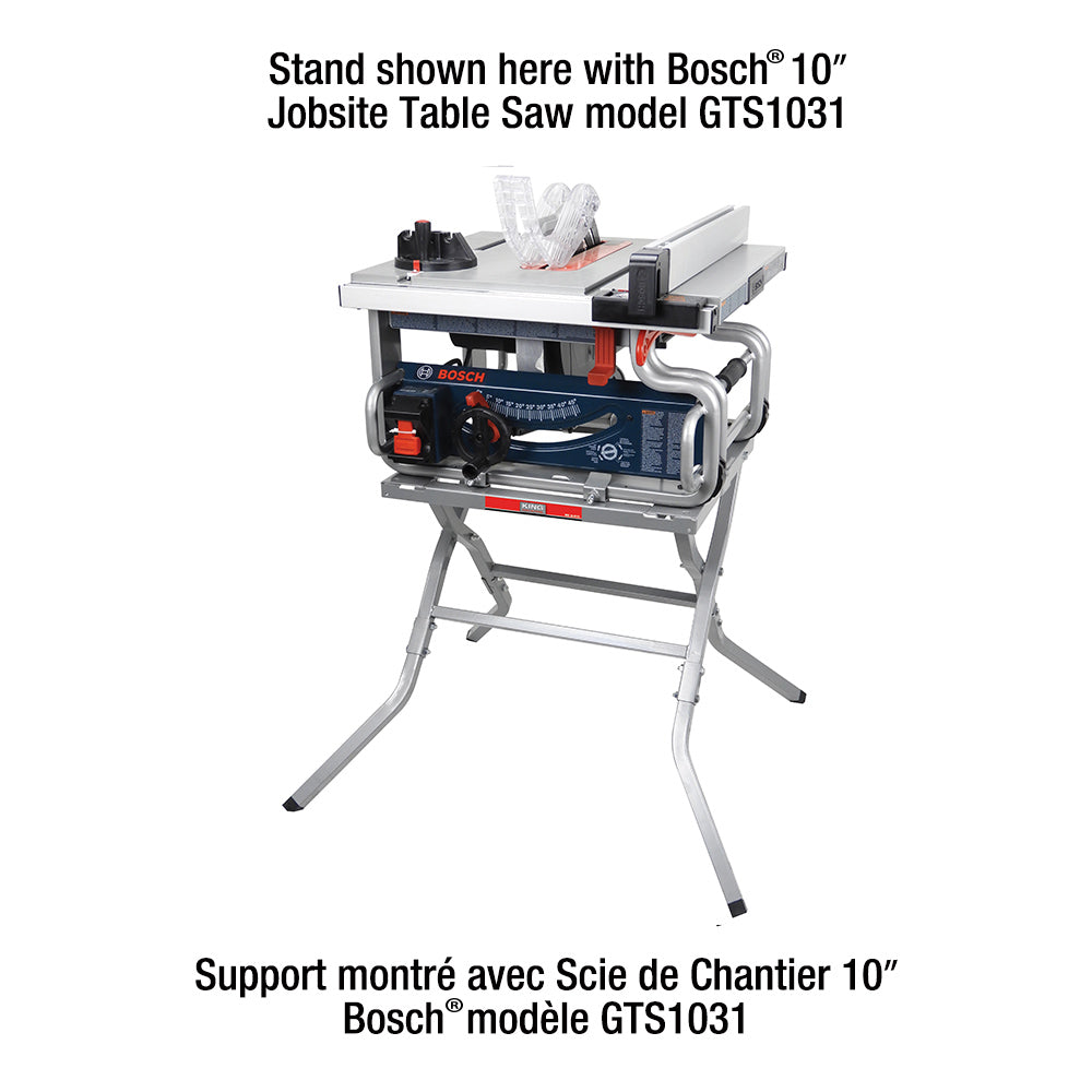 King, SS-5015C Folding Stand for 10'' Jobsite Table Saw