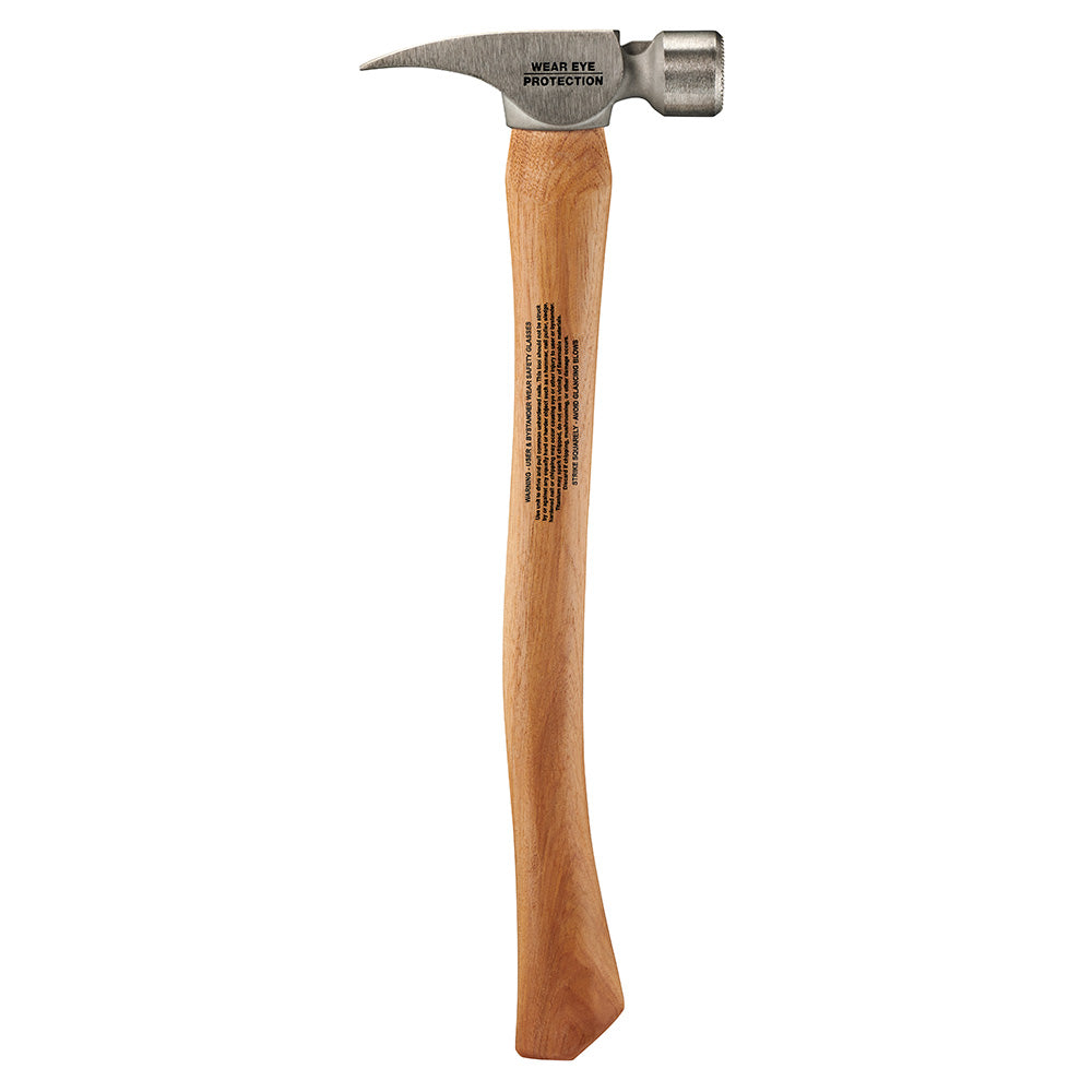 Milwaukee, TI14MC Ti14 Mill/Curv 18" Hickory Handle Hammer