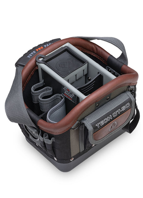 Veto Pro, TECH OT-SC sous-compact, sac à outils pour électricien à dessus ouvert 10277
