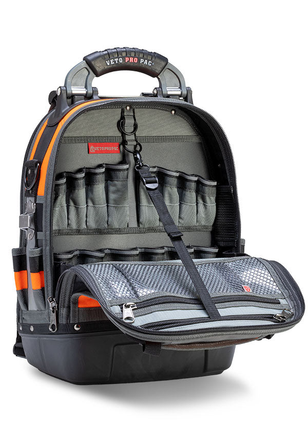 Veto Pro, TECH-PAC Orange Hi-VIZ, Sac à dos Tech Pac Tool Bag 10258