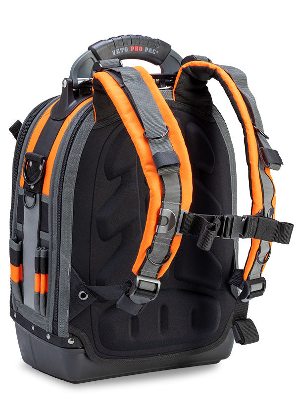Veto Pro, TECH-PAC Orange Hi-VIZ, Sac à dos Tech Pac Tool Bag 10258