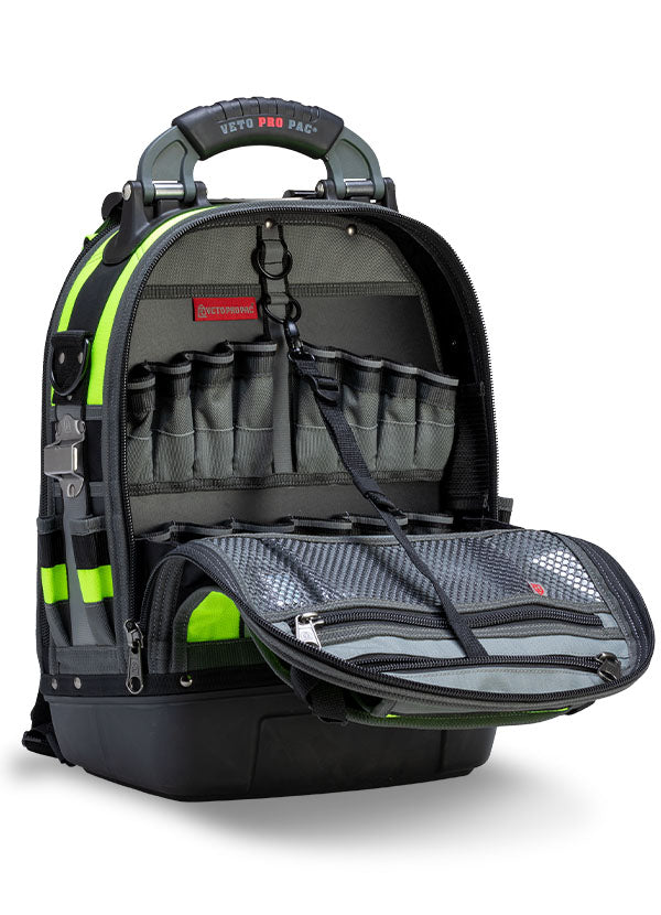 Veto Pro, TECH-PAC Hi-VIZ Jaune, Sac à dos Tech Pac Tool Bag 10227