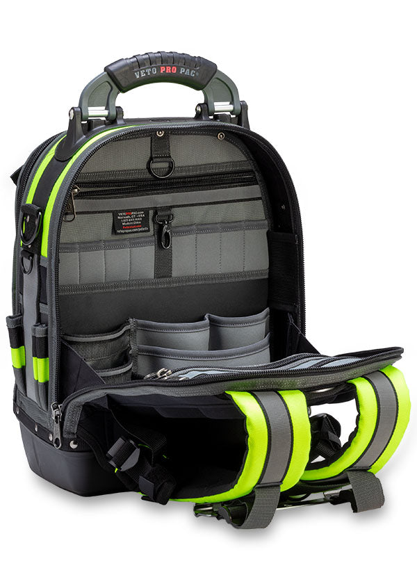 Veto Pro, TECH-PAC Hi-VIZ Jaune, Sac à dos Tech Pac Tool Bag 10227