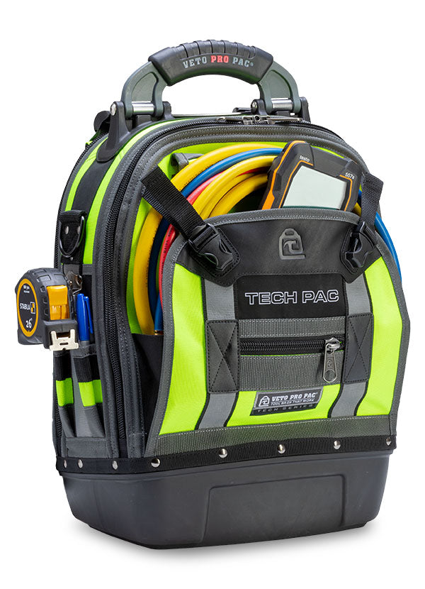 Veto Pro, TECH-PAC Hi-VIZ Jaune, Sac à dos Tech Pac Tool Bag 10227