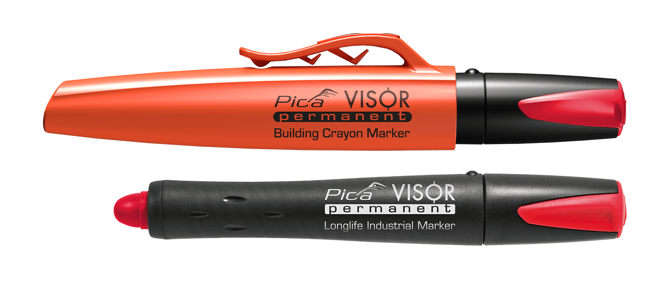 Pica Visor Permanent Building Crayon Marker 990