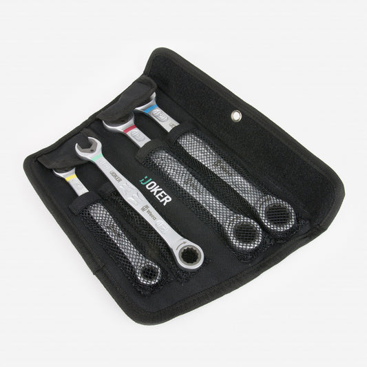 Wera Tools Joker SAE Combination Wrench Set with Case - 4 Piece