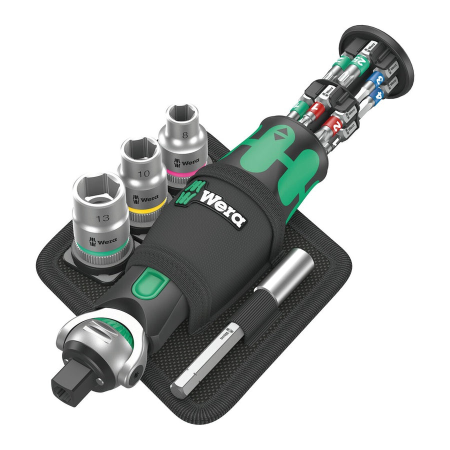Wera Tools Zyklop 8009 Pocket Multi-Driver Set - 18 Piece