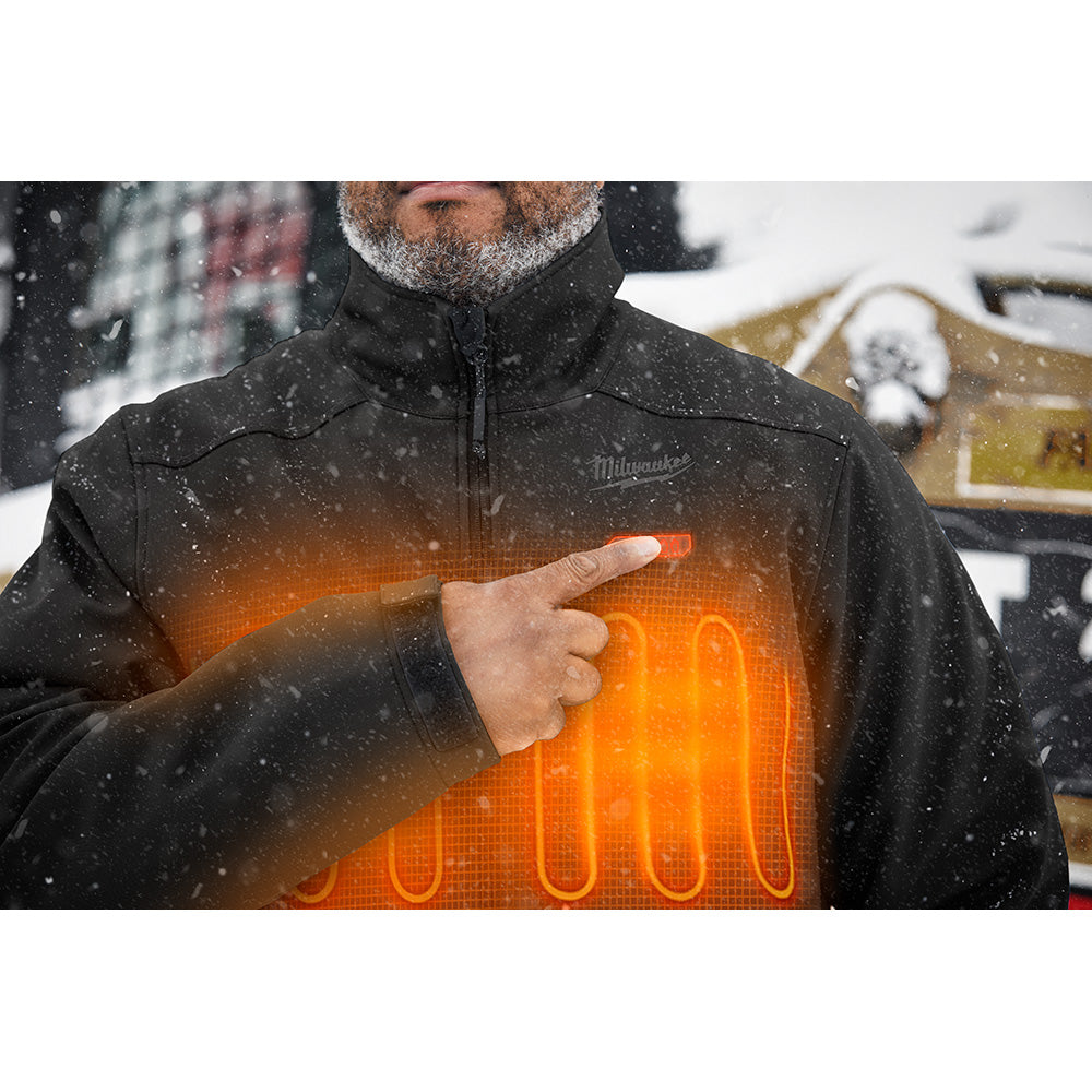 Milwaukee, 204B-21XL M12 Heated TOUGHSHELL Jacket Kit - Black XL