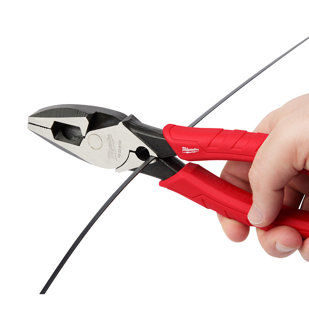 Milwaukee, 48-22-6100 9 in. High Leverage Lineman's Pliers w/ Crimper