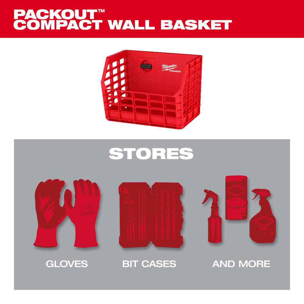 Milwaukee, 48-22-8342 PACKOUT Compact Wall Basket