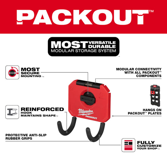 Milwaukee 48-22-8335 PACKOUT Crochet incurvé 3″