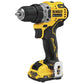 DEWALT 12V MAX XTREME Compact Brushless 3/8 in. Cordless Drill/Driver Kit, 2-Speed , 15 Clutch Settings (DCD701F2)