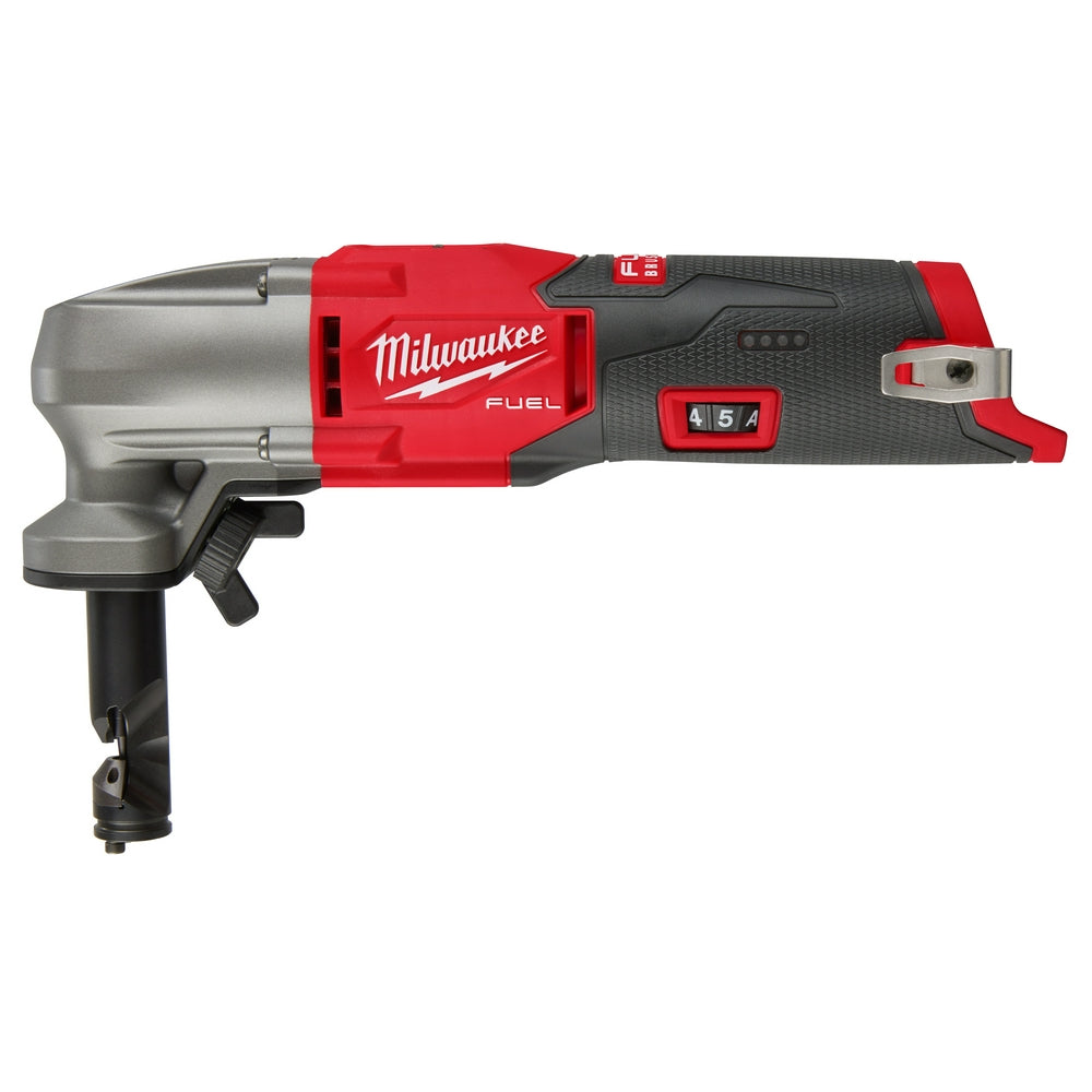 Milwaukee, 2476-20 M12 FUEL 12 Volt ithium-Ion Brushless Cordless 16 Gauge Variable Speed Nibbler - Tooly Only