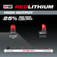 Milwaukee, 48-11-2425 M12 REDLITHIUM HIGH OUTPUT CP2.5 Battery Pack