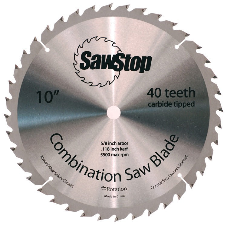 SawStop, CNS-07-148 40-Tooth Combination Table Saw Blade