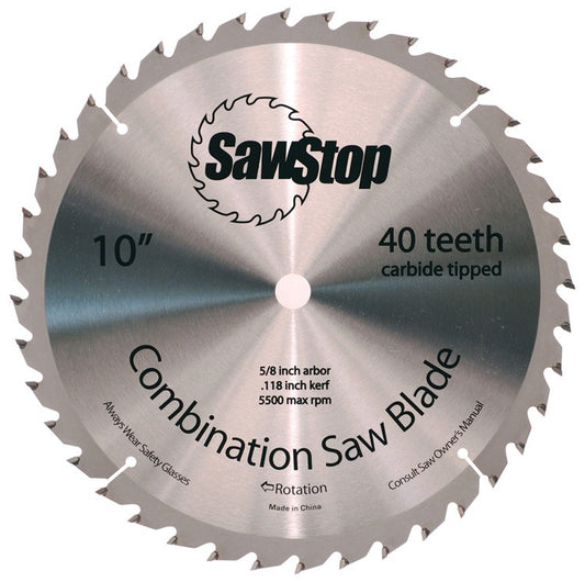 SawStop, CNS-07-148 40-Tooth Combination Table Saw Blade