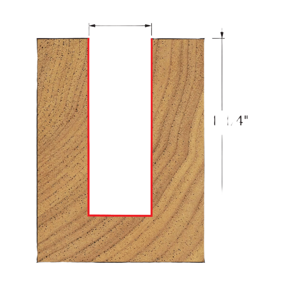 Freud, 12-113 Embout droit à double cannelure 7/16'', tige 1/2'' 13010