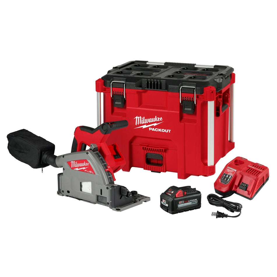 Milwaukee, 2831-21 M18 FUEL 6-1/2" Plunge Track Saw Kit