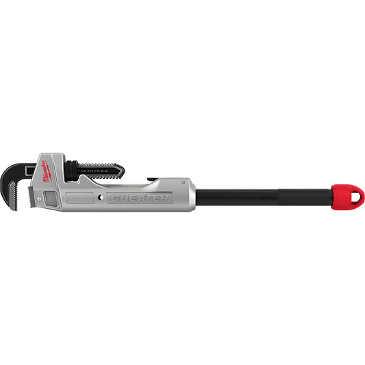 Milwaukee, 48-22-7318 Cheater Adaptable Pipe Wrench - Aluminum