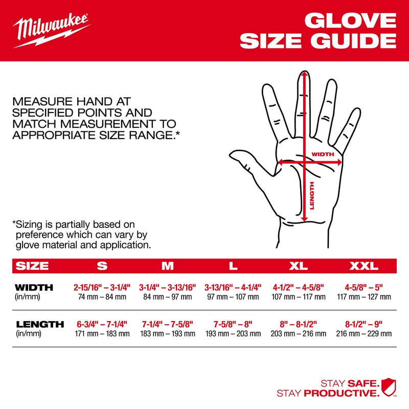 Milwaukee, 48-22-8722 Performance Work Gloves – L
