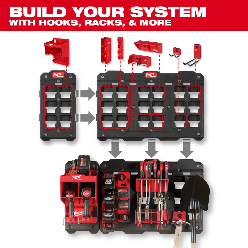 Milwaukee, 48-22-8487 PACKOUT Large Wall Plate