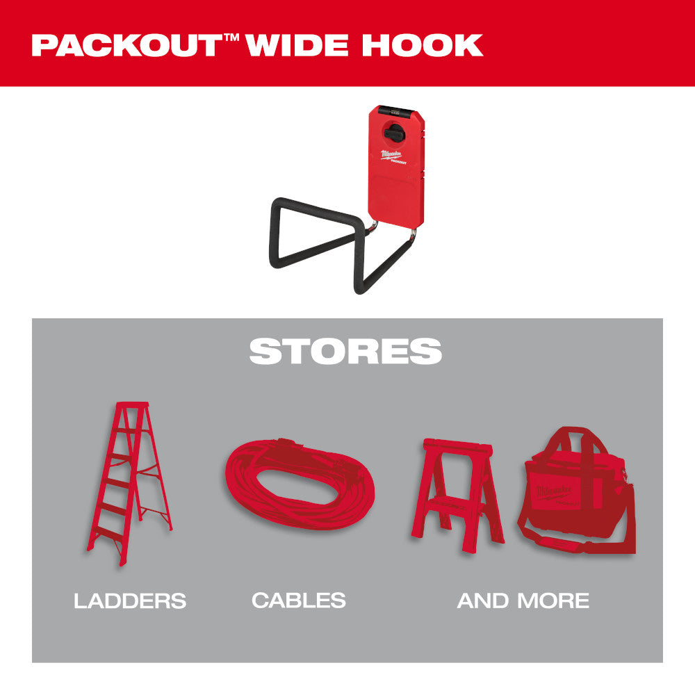 Milwaukee, 48-22-8332 PACKOUT 8'' Wide Hook