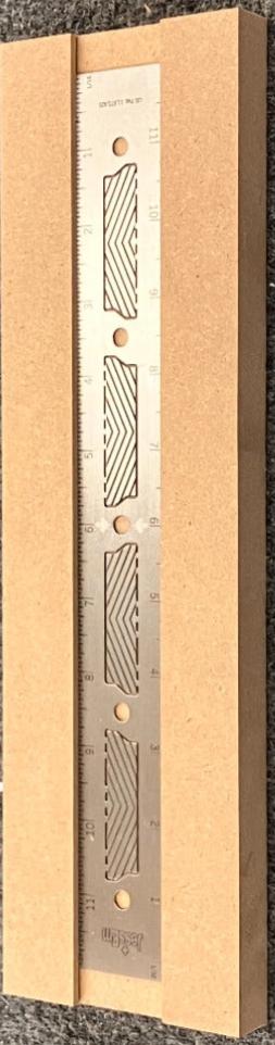 JessEm Imperial Stainless Steel Precision Rulers with Flex Grip