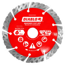 Diablo, Diamond Segmented Turbo Cut-Off Discs for Masonry