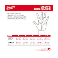 Milwaukee  High Dexterity Gloves, Size X-Large, 18 Gauge, Polyurethane Coated, Polyethylene Shell, ANSI/ISEA 105 Level 4